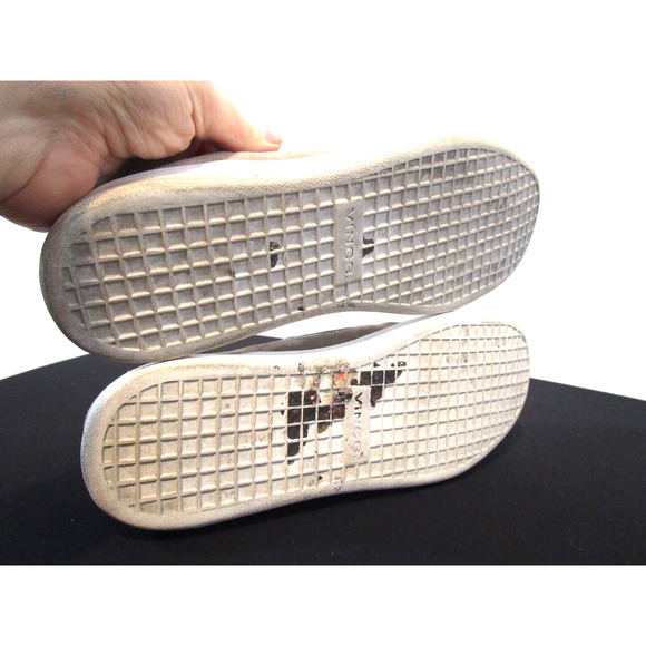 Vince Beige Tan Suede Slip On Mule Loafer Flats Women Sz 7.5 M - Picture 7 of 10